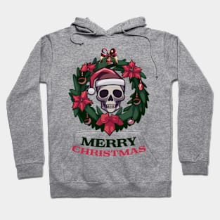 Merry Christmas skull Hoodie